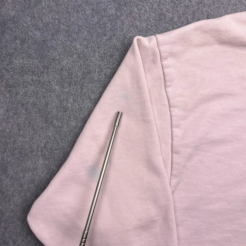 nike sportswear archive sweatshirt pink cropped swoosh large‎